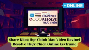 Share Khoá Học Chỉnh Màu Video Davinci Resolve Thực Chiến Online keyframe