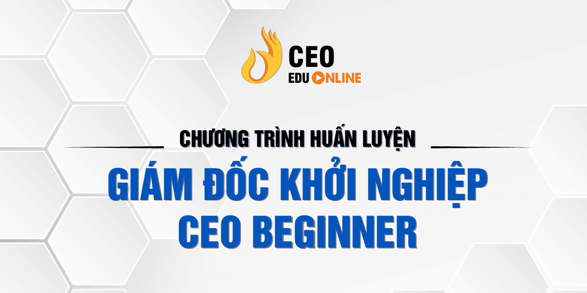 khóa học giám đốc khởi nghiệp ceo beginner 