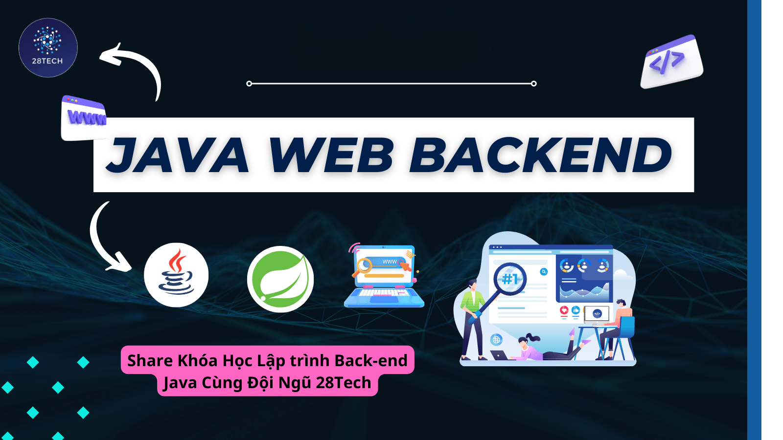 share khóa học lập trình java backend cùng 28tech