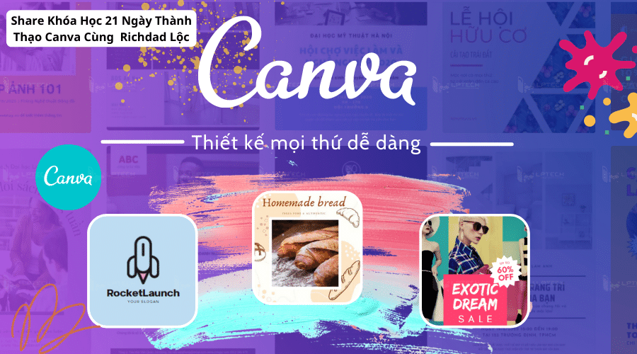 Share Khóa Học 21 Ngày Thành Thạo Canva Cùng Richdad Lộc