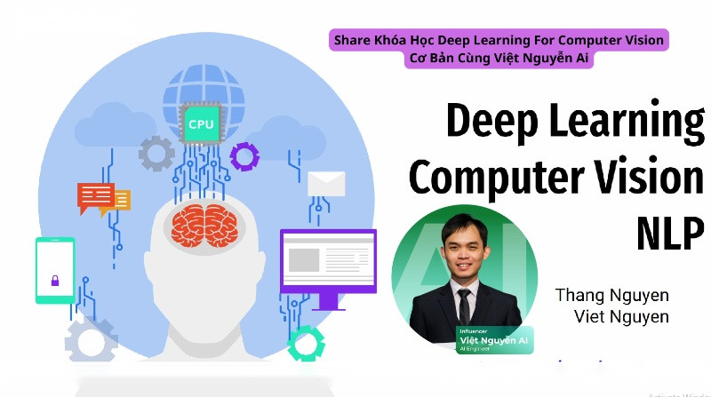 Share Khóa Học Deep Learning For Computer Vision Cơ Bản Cùng Việt Nguyễn Ai