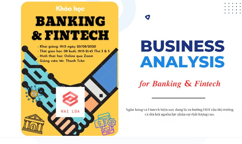 Share Khóa Học Business Analysis For Banking & Fintech Cùng Hai Lúa